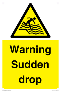 Warning Sudden drop